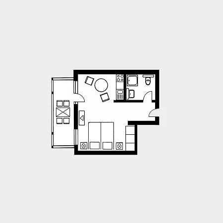 Strandvillen Binz - 1-Raum-Ferienwohnung Mit Balkon Sv-554 Exterior photo